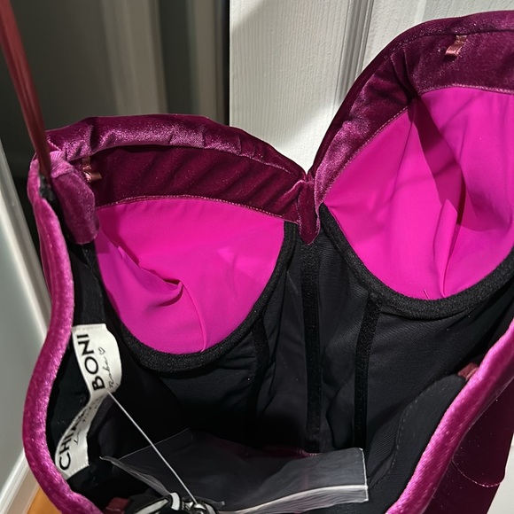 Chaira Boni La Petite Robe velvet midi dress size 12 - Picture 6 of 8